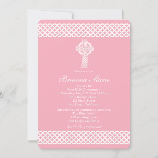 Convites Convocação para Meninos através da comunidade celt (Frente)