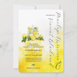 Convites Convocação para o Casamento de Limões e Limonadas