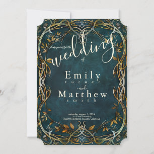 Convites Convocação para o casamento de Majestade da Terra