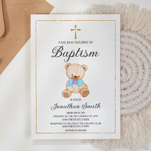 Convites Convocação para o Natal do Urso de Teddy