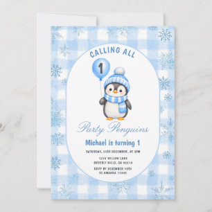 Convites Convocação para Todos os Pinguins da Festa de Aniv