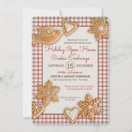 Convites Cookie de Natal | XADREZ | Holiday Open House