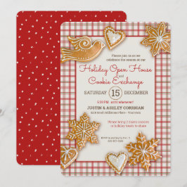 Convites Cookie de Natal | XADREZ | Holiday Open House