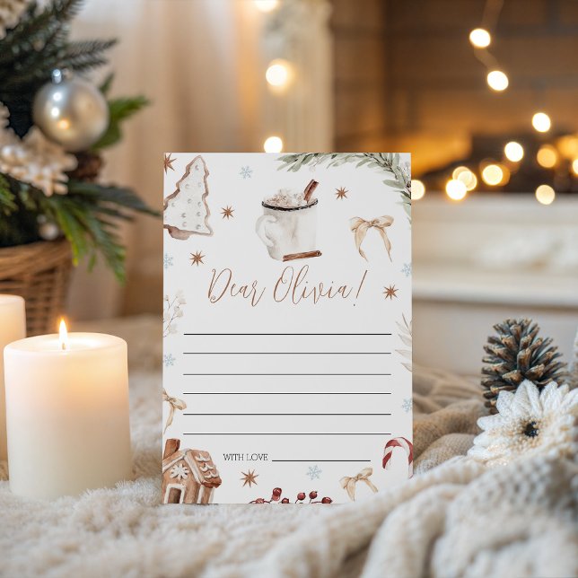 Convites Cookies & Cocoa Time Capsule Card (Criador carregado)