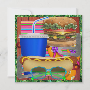 Convites Cookout - CHURRASCO - Sem Versão da Cerveja! SRF