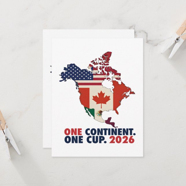 Convites Copa do Mundo EUA Canadá México (Frente/Verso In Situ)