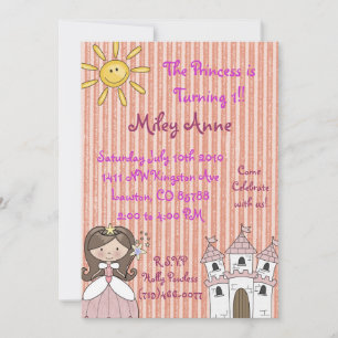 Convites cópia de princesa, a princesa está girando 1!!..