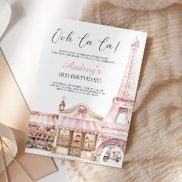 Convites Coquete Paris Café Francês Parisiense Aniversário