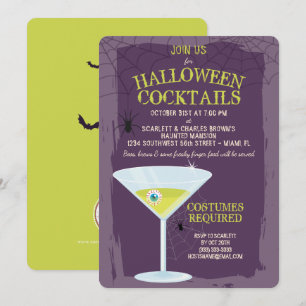 Convites Coquetéis de Halloween