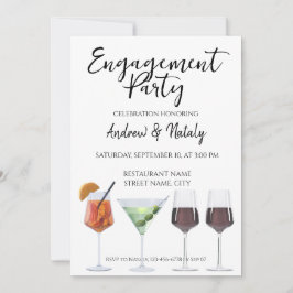 Convites Coquetéis divertidos coloridos