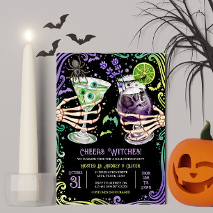 Convites Coquetéis e Fantasias de Halloween Bruxas