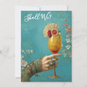 Convites *~* Coquetel A101 FOTO Ornamentado 24 DESPEDIDA DE