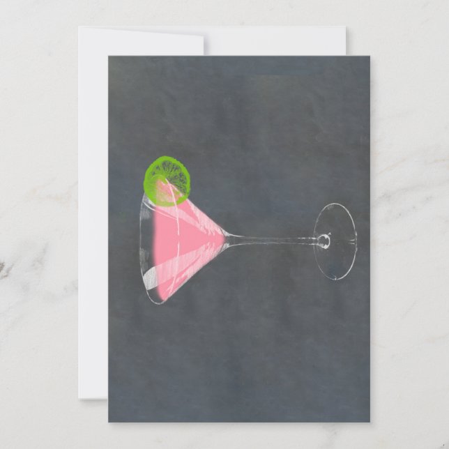 Convites Coquetel Cosmopolita (Frente)