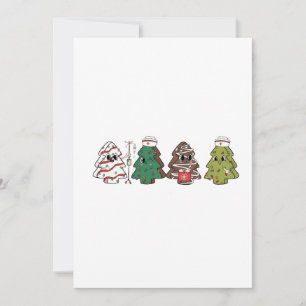 Convites Coquetel de Arco rosa-de-Natal da Árvore Retro-Doc