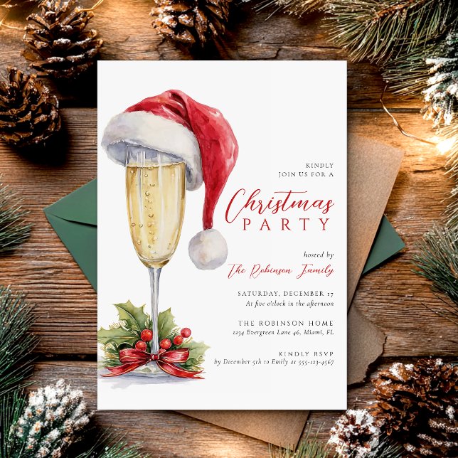 Convites  Coquetel de Festa de Natal  (Criador carregado)