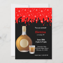 Convites Coquetel * escolha a cor do fundo