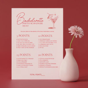 Convites Coquetel Retro Cachelorette Jogo Caçador