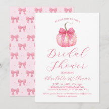 Coquette Abóbora com Laço Rosa Halloween Chá de No