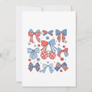 Convites Coquette Arco 4 De Julho Patriótico Americano