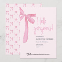 Coquette Hello Gorgeous Pink Arco Galentine's Day