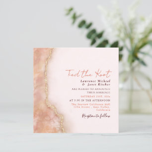 Convites Cor d'água do Mármaco de Casamento Personalizado L