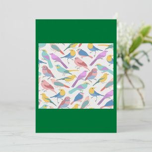 Convites Cor das aves