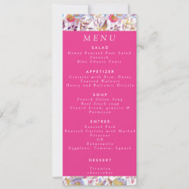 Convites Cor de água elegante, cor de rosa e branco