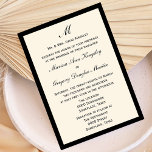 Convites Cor de Limite de Separação de Casamento de Orçamen<br><div class="desc">Você está no orçamento do seu casamento? Precisa de um convite para casamento barato? Bem, barato também pode ser um convite de qualidade aqui no Zazzle. Estes convites de casamento baratos parecem e sentem-se muito mais caros do que são. O design apresenta um fundo de aparência de marfim com uma...</div>