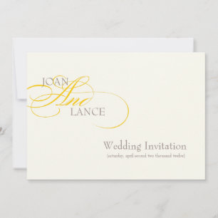 Convites Cor de PixDezines DIY, amarela. pia batismal