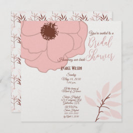 Convites Cor-de-rosa e ferrugem