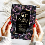 Convites Cor-de-rosa poeirento e Festa de aniversário flora<br><div class="desc">Convide seus amigos e entes queridos para o seu aniversário de 50 anos com este convite de aniversário floral de rosa e cinza empoeirado. A área de texto personalizável neste modelo de convite permite que você inclua facilmente todos os detalhes necessários para sua celebração especial de aniversário, incluindo as informações...</div>