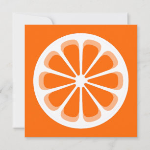 Convites cor laranja