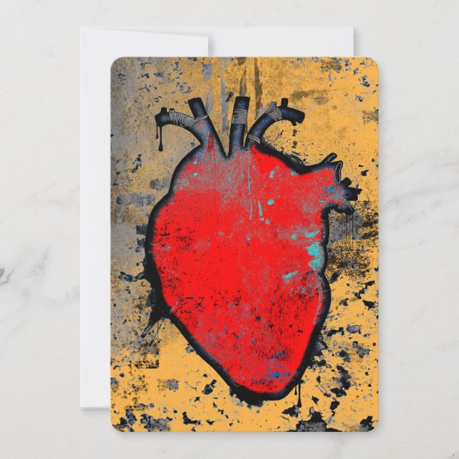 Convites coração anatômico (Frente)