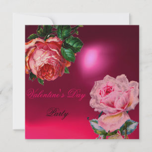 CONVITES CORAÇÃO DE RENDAS E ROSA PINK CUPIDO MONOGRAMA DE 