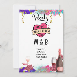 Convites Coração para Dia de os namorados [entidade salvar