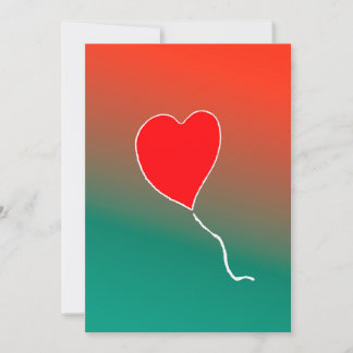 Convites Coração voadora
