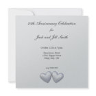 Corações de Aniversário de Prata