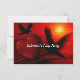 Convites Corações e Pombas