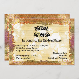 Convites Corações Russos de Outono e Chá de panela de Image