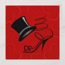 Corações Vermelhos como Cereja Cartola e Saltos Al