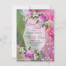 Convites Coral, Grama e Sangue Rosa-de-Peônia