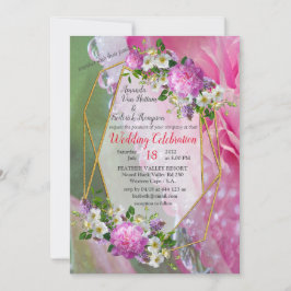 Convites Coral, Grama e Sangue Rosa-de-Peônia