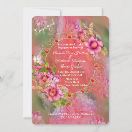 Convites Coral, Grama e Sangue Rosa-de-Peônia