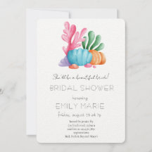 Coral Kisses & Ocean Wishes Bridal Shower