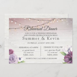 Convites Corda De Madeira Do Janto De Ensaio De Pedras De L