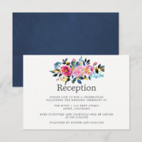 Cores da Moda Recepção de Casamento Floral em Aqua