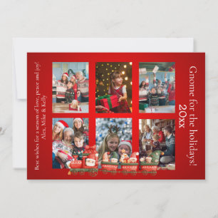 Convites Cores de Água Escandinavas Foto dos Gnomos de Nata