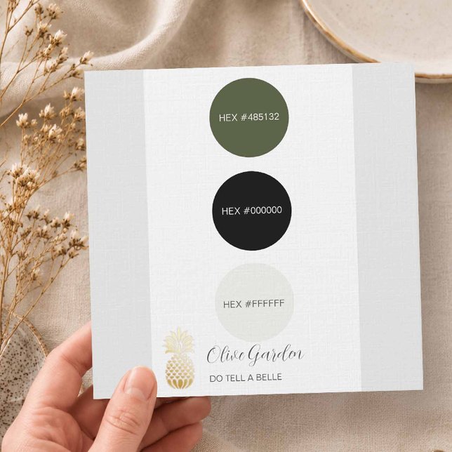 Convites Cores de Casamento Verde em Setembro (Fall wedding colors olive and black.)