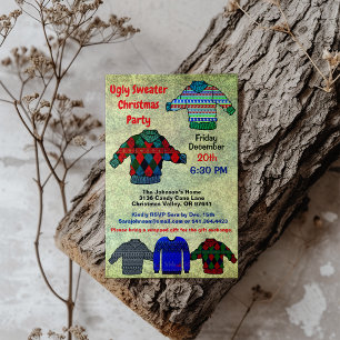 Convites Cores Recoleta, Festa de Natal Feia, ZPR