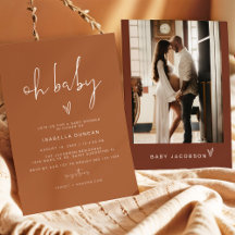 CORIANDER Bohemian Terracotta Oh Baby Chá de frald